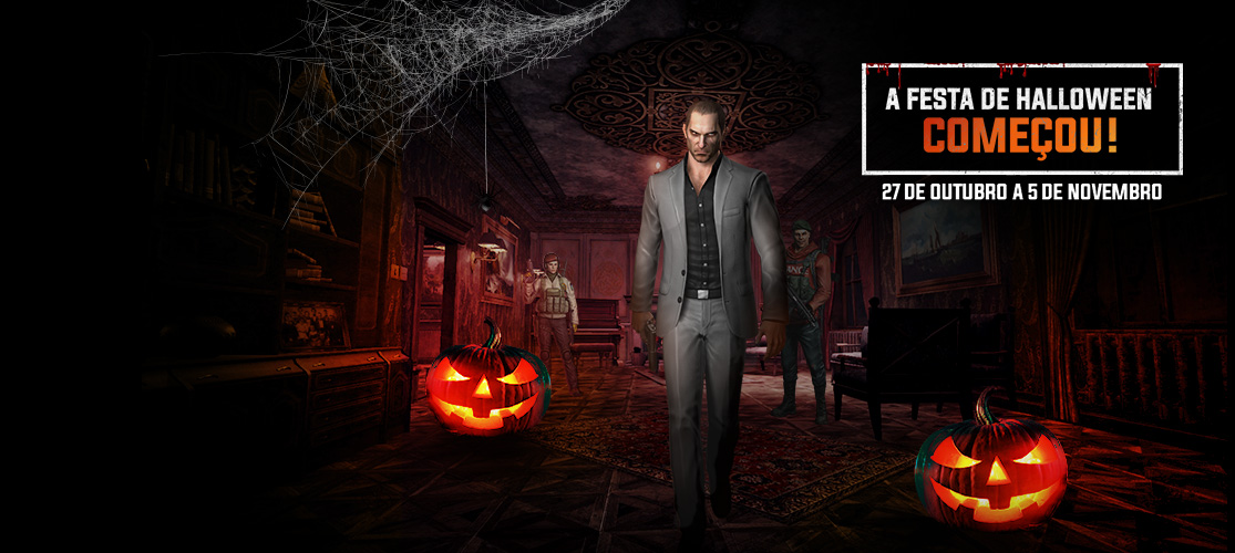 A festa de Halloween começou!